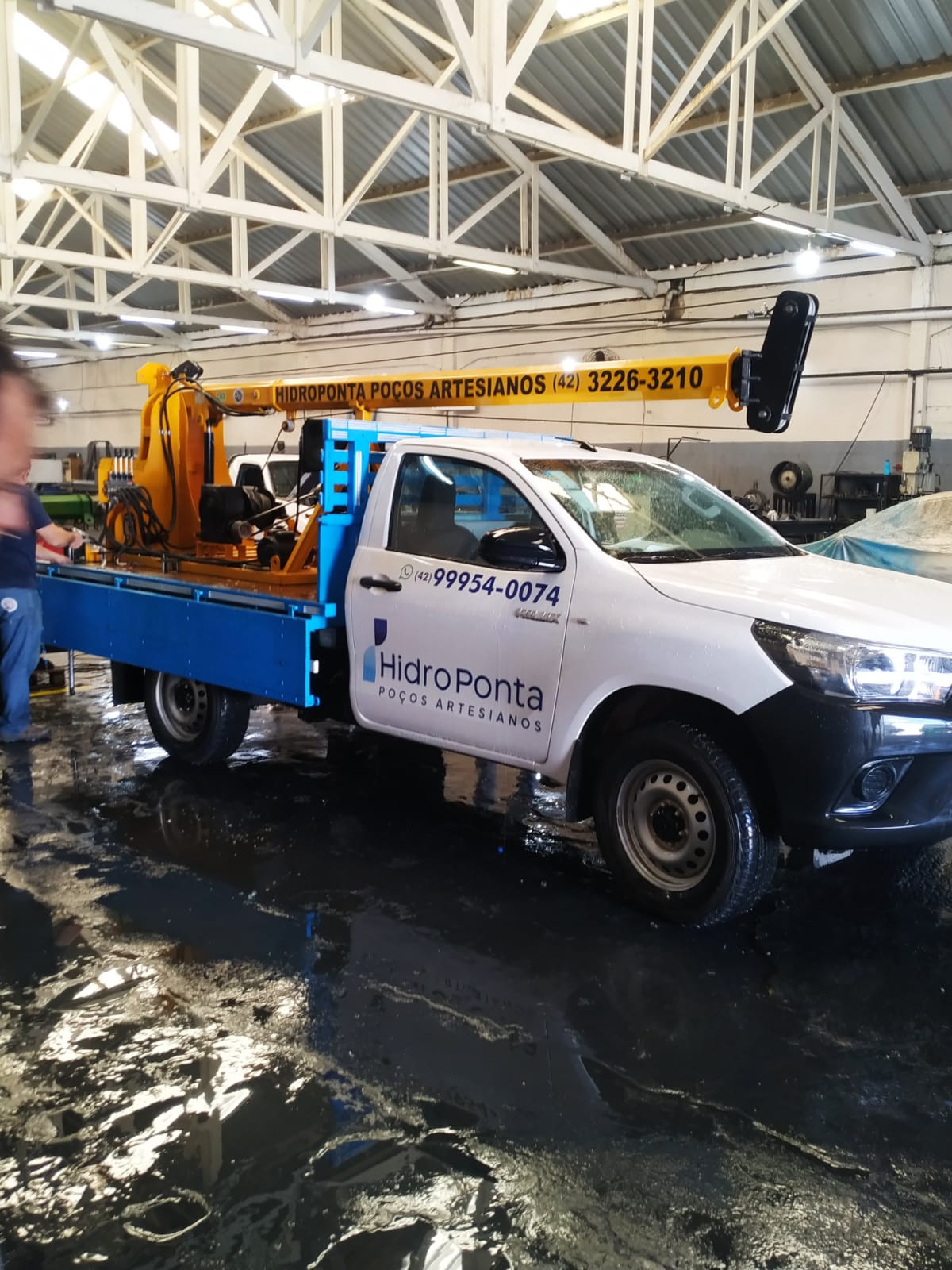 Toyota Hilux D4D Single Cab  Guinchos JF para HidroPonta Poços Artesianos 