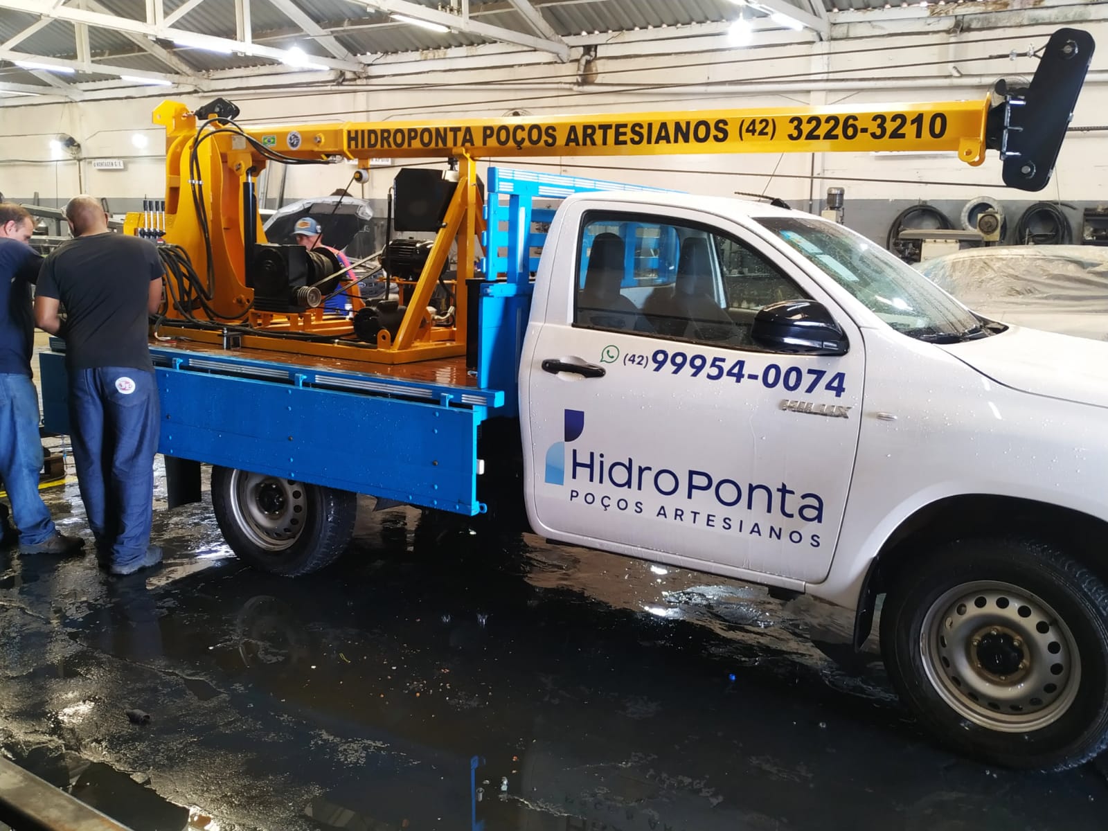 Toyota Hilux D4D Single Cab  Guinchos JF para HidroPonta Poços Artesianos 